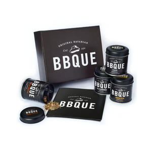 BBQUE Grillgewürze, 4 hochwertige Gewürze zum Grillen und Verschenken. Das Must Have-Set: Steak, Fisch, Hähnchen & unser Alleskönner Gewürz