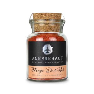 Magic Dust, BBQ-Rub, Marinade für Fleisch, Gewürzmischung zum Grillen, 100g Korkenglas