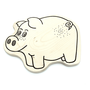 Frühstücksbrettchen "Schwein"