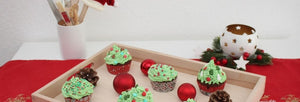 Selbstgemacht! Weihnachtliche Cupcakes mit Die Holzwarenfabrik