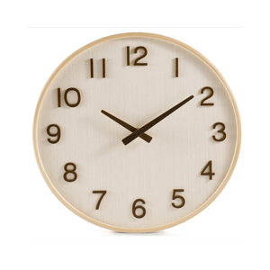 30cm Modern Holz Wanduhr, Groß Ohne Tickgeräusche Uhr