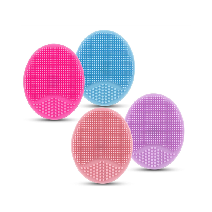 4pcs Silikon-manuelle Gesichtsreinigungsbürsten, Anti-Aging Porenreinigen Silikon Gesichtsbürste