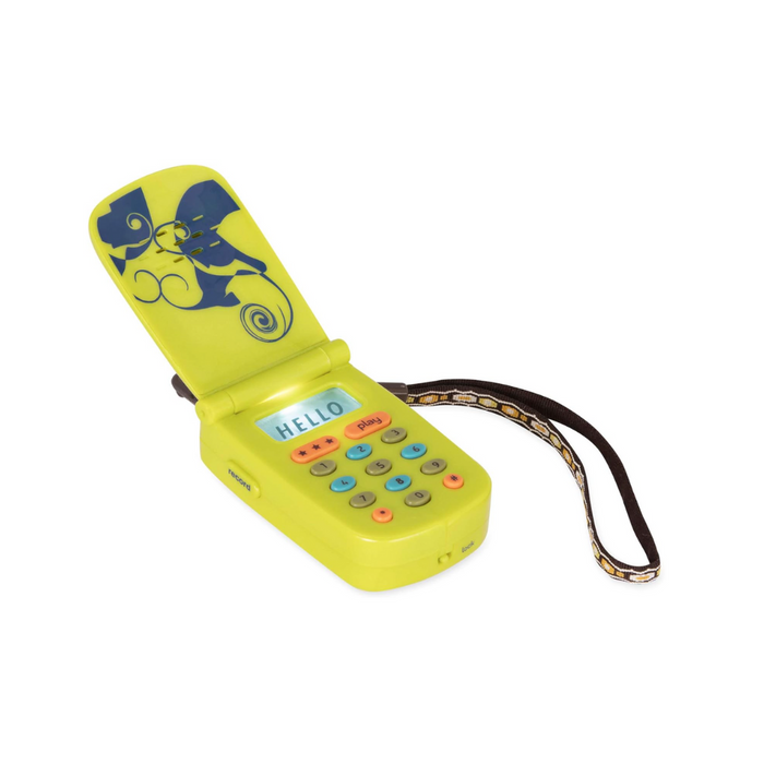 B. toys Spielzeug Handy – Spielzeugtelefon für Kinder mit Licht, Ton, Lieder, Anrufbeantworter Hellophone - Handy Kinder Spielzeug für Babys ab 18 Monaten, 100 % giftstofffrei