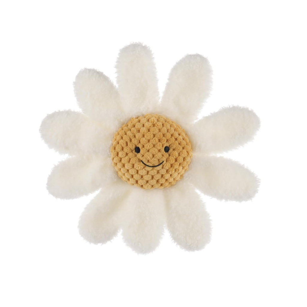 Baby Rassel Gänseblümchen 22cm, rasselt Spielzeug weicher Plüsch Rassel,weicher Greifling Spielzeug,Geschenk zur geburt