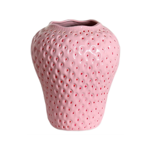 Erdbeer Dekorative Keramik Vase, Modern Strawberry Vasen Für Blumen Vintage