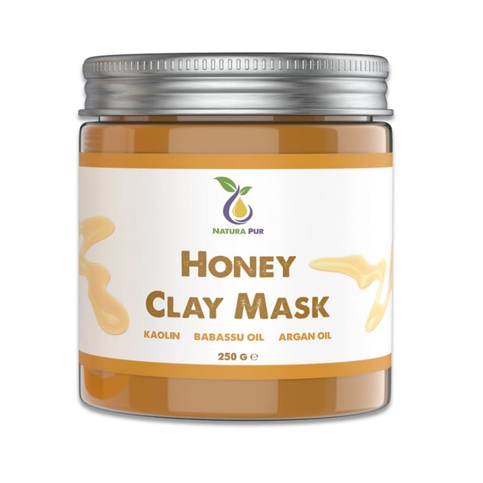 Honig Gesichtsmaske 250g - NATURKOSMETIK Anti Pickel, Mitesser Maske und gegen Akne