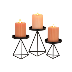 Kerzenständer Kerzenhalter Kerzenleuchter Metall 3er Set