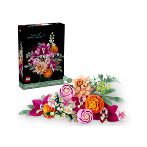 LEGO Botanicals Schöner Rosafarbener Blumenstrauß - Blumendeko - Bauset für Erwachsene
