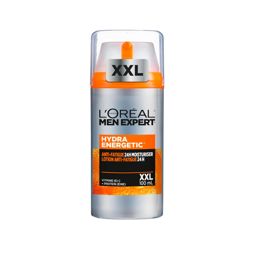 L'Oréal Men Expert XXL Gesichtspflege gegen müde Haut für Männer, Belebende Feuchtigkeitscreme 24H Anti-Müdigkeit