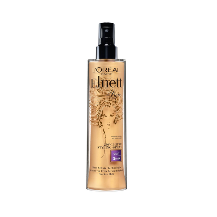 L'Oréal Paris Elnett Hitze Styling-Spray, Haarspray mit 230°C Hitzeschutz