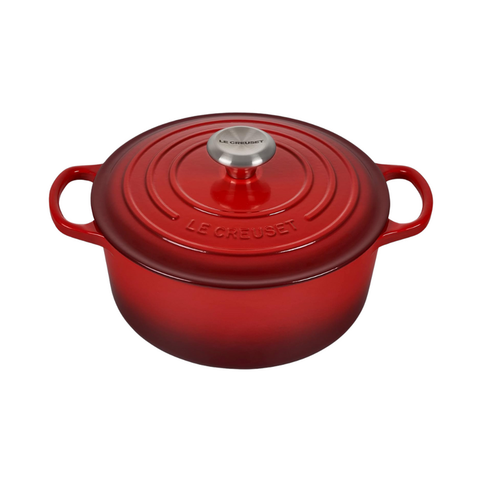 Le Creuset Signature Gusseisen-Bräter mit Deckel, Ø 24 cm, Rund