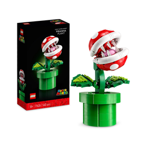 Lego 71426 Super Mario Piranha-Pflanze Set, bewegliche Figur mit Pfeife und 2 Münzelementen