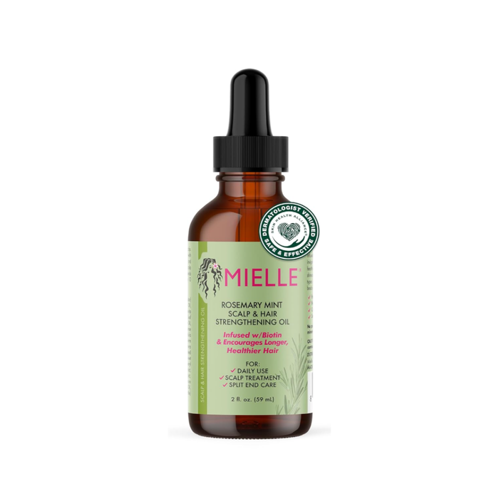 Mielle Organics Mielle Rosemary Mint Kopfhaut- und Haarstärkungsöl für gesundes Haarwachstum, 2 oz 59 ml