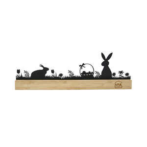 Ostern Aufsteller schwarz Holz Metall