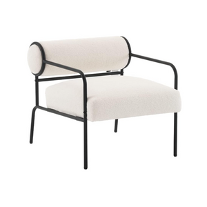 Sessel Loungesessel Kleines Sofa Lammwolle Modern Design Teddy Sessel