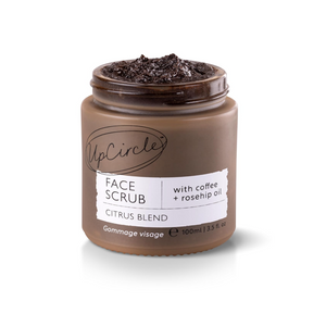 UpCircle Kaffee-Gesichtspeeling – Zitrusmischung für normale und trockene Haut 100 ml