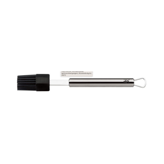 WMF Profi Plus Silikon-Backpinsel 20 cm, Cromargan Edelstahl, teilmattiert, Silikonborsten