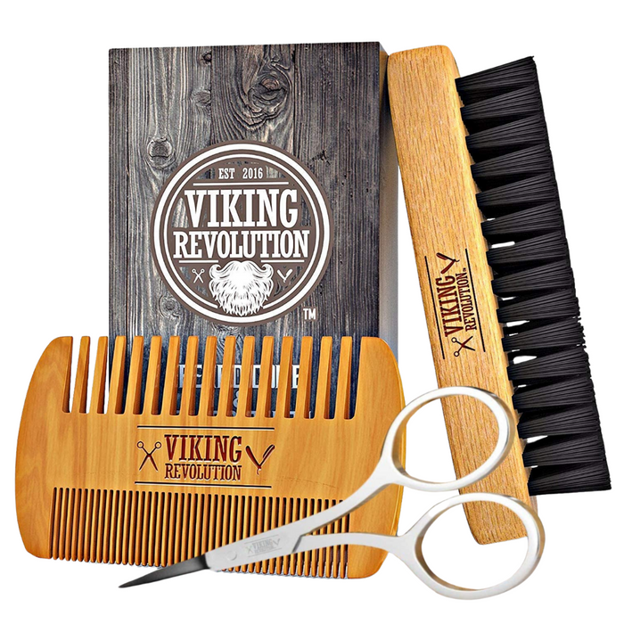 Viking Revolution - Bartkamm & Bartbürste Set