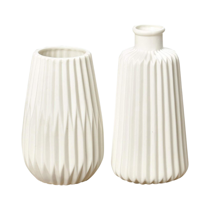 BOLTZE - 2er-Set Porzellan Vase