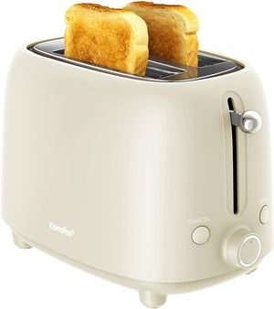 COMFEE' Retro Series 2-Scheiben-Toaster mit Auftau- und Wiederaufwärmfunktion