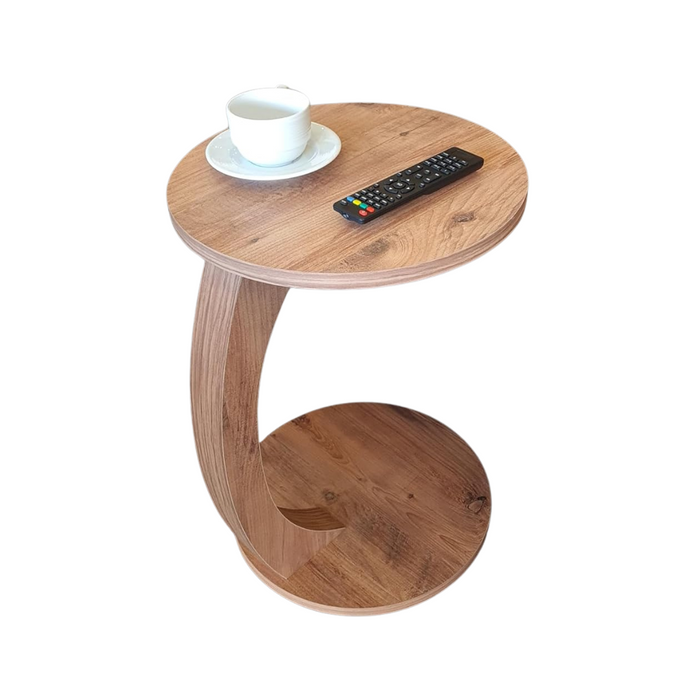 Couchtisch mit Rollen 38x38x56 cm