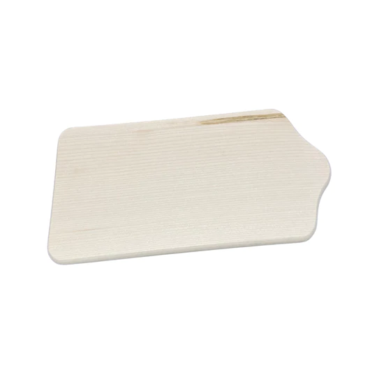 Frühstücksbrett Ahorn geschweift, 22x12 cm