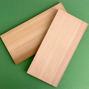 Grillbretter aus Zedernholz 2 er Set 34x14 cm