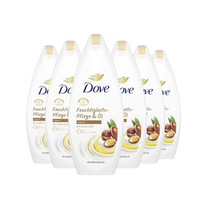 Dove - Duschgel Feuchtigkeits-Pflege & Öl 6x 250 ml