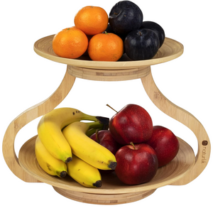 Obst-Etagere aus Bambus