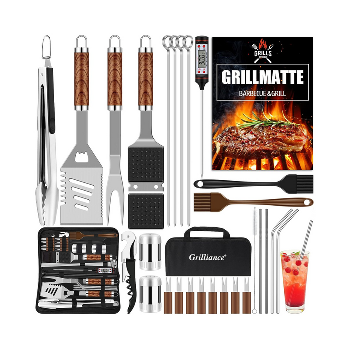 Grilliance BBQ - 30er-Set Grillbesteck