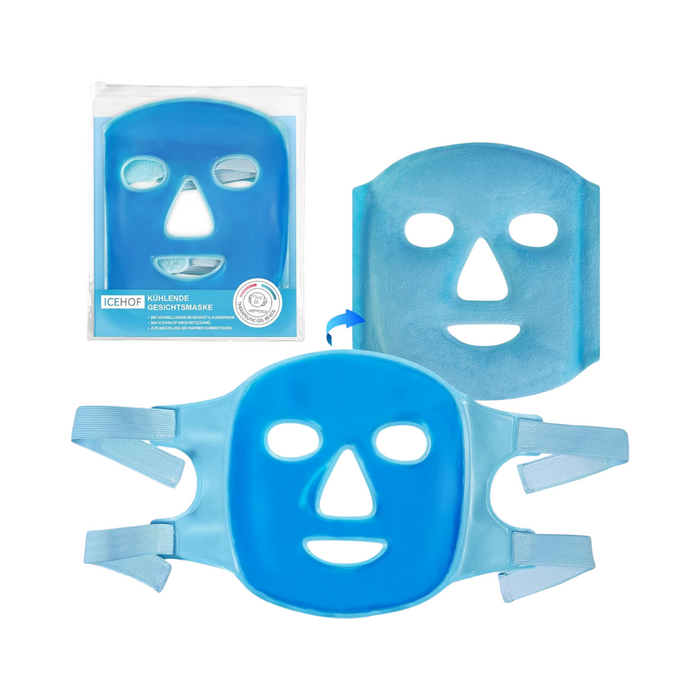 ICEHOF - Kühlmaske für Gesicht mit Klettverschluss
