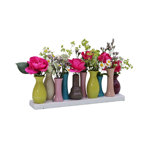 Jinfa - Handgefertigte kleine Blumenvasen