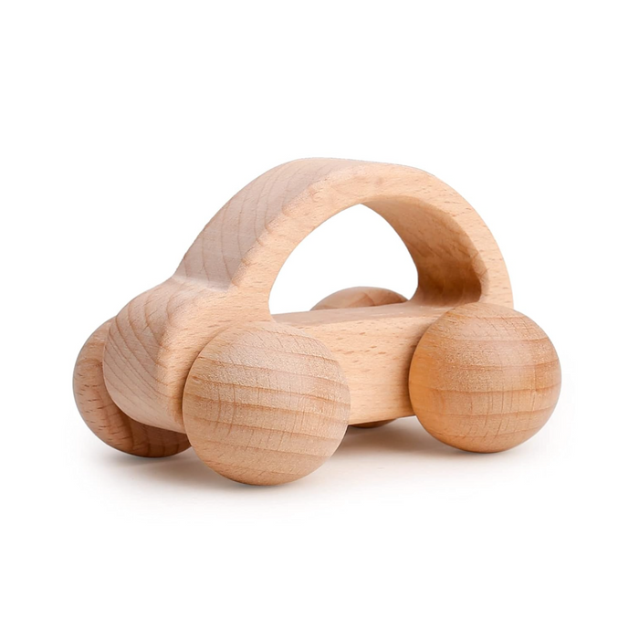 let's make Bio-Holz Auto Waldorf Montessori Inspiriert Spielzeug für Babys