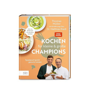 Mathias Rieder und Thomas Müller - Kochen für kleine und große Champions