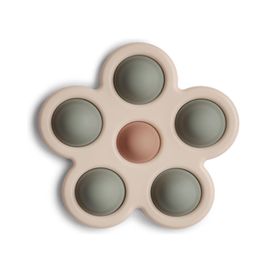 mushie Blume Pressspielzeug für Kinder & Babys | Sensorisches Spielzeug | Konzentration & Aufmerksamkeit