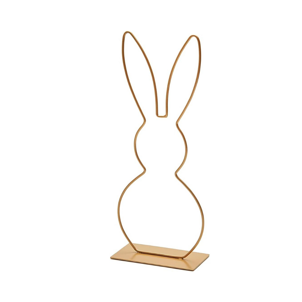NaDeco Metallring Hase mit Fuß, in vielen Farben und Größen wählbar