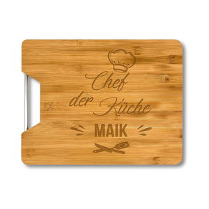 Saphir Design Holzbrett mit personalisierter Gravur 