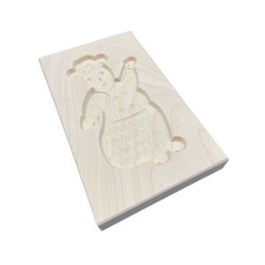 Spekulatiosmodel, 15x9cm 1 Bild, Schneemann