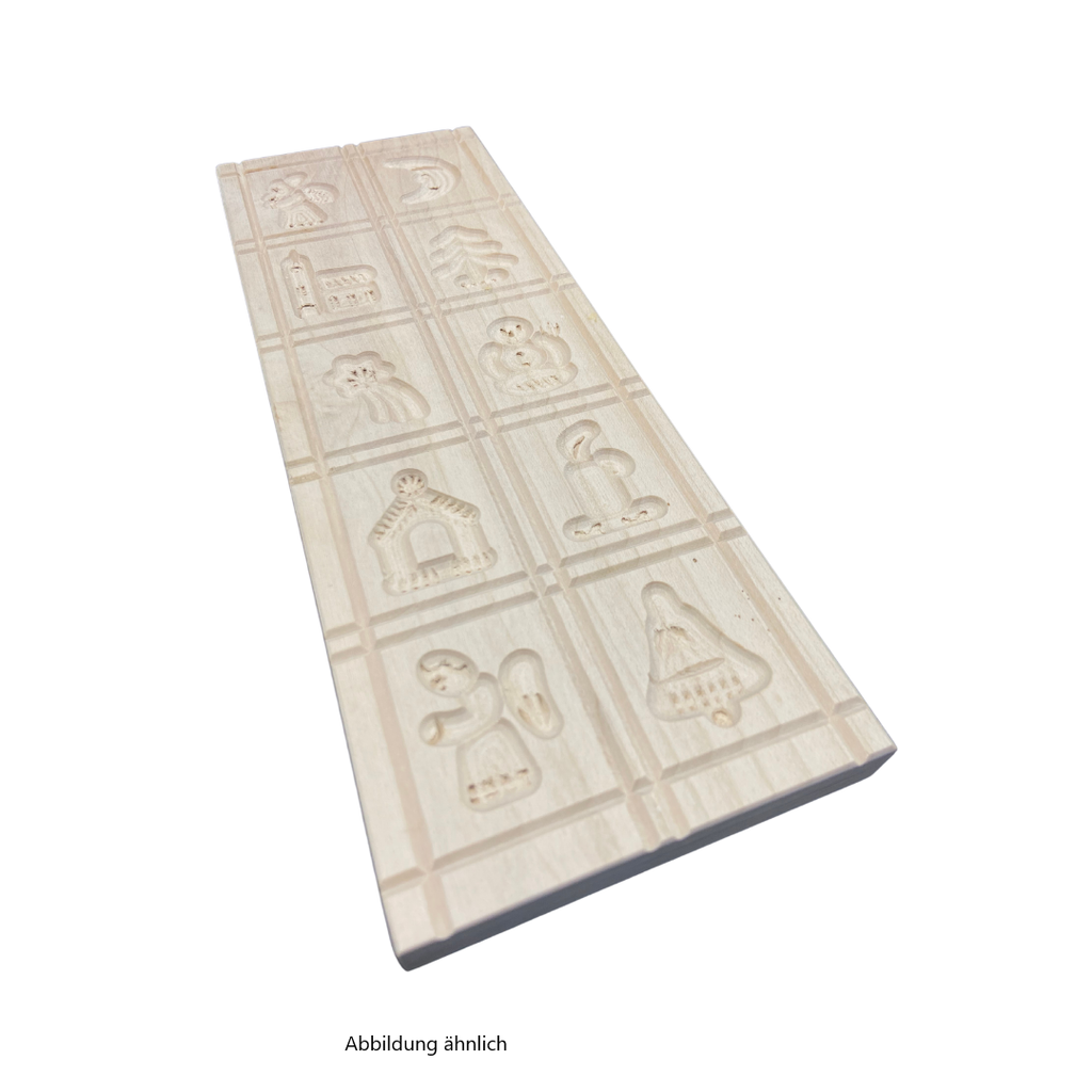 Springerlesmodel, Ahorn mit 10 Bildern 25x9 cm