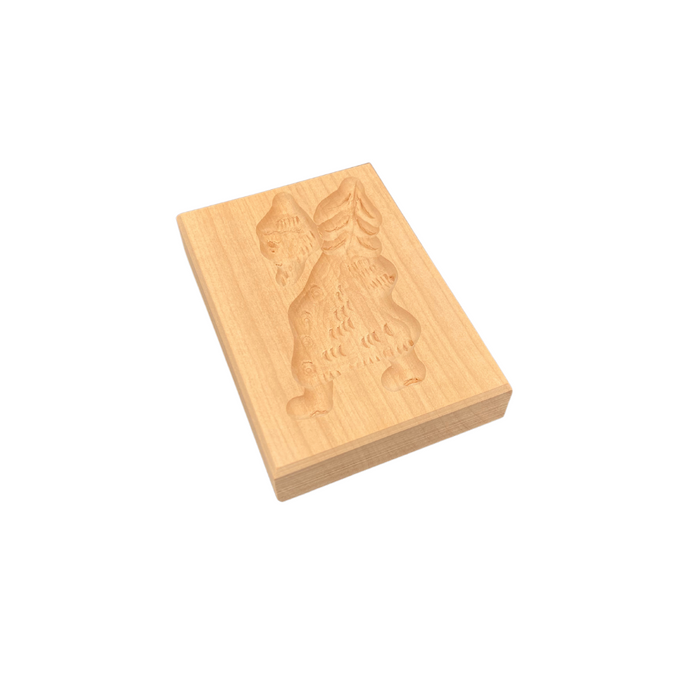 Springerlesmodel, Birnbaum Weihnachtsmann 7 x 5 cm