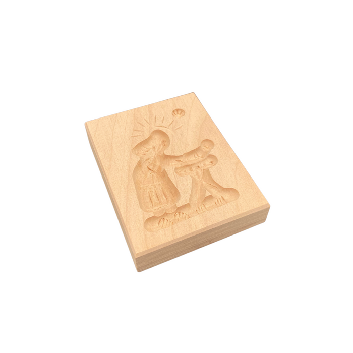 Springerlesmodel, Birnbaum Maria mit Kind 7x5 cm