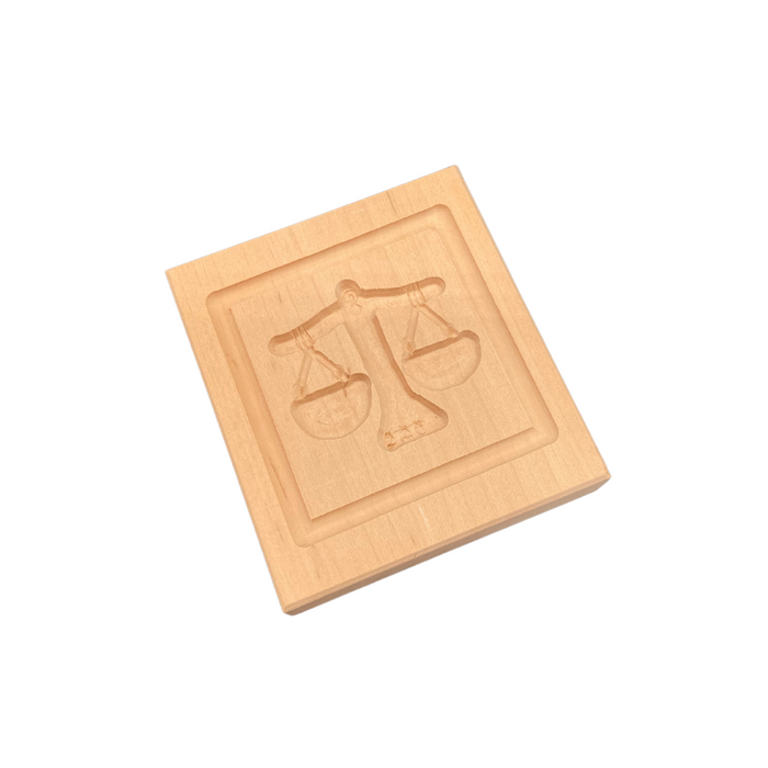 Springerlesmodel, Birnbaum Sternzeichen Waage 7x7 cm