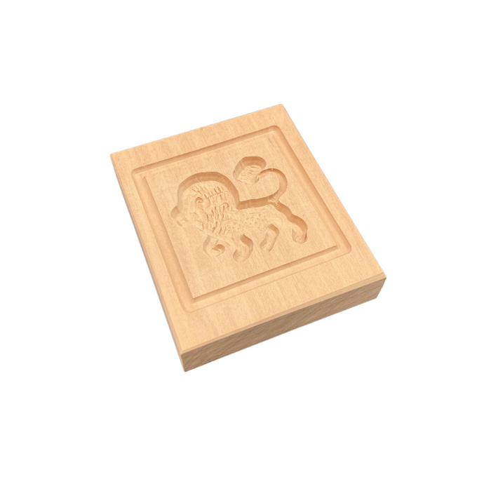 Springerlesmodel, Birnbaum Sternzeichen Löwe 7x7 cm