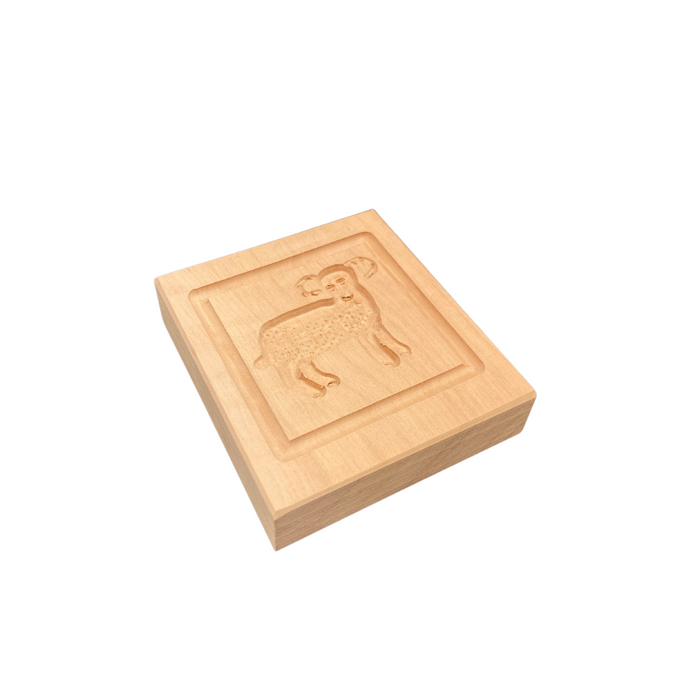 Springerlesmodel, Birnbaum Sternzeichen Widder 7x7cm
