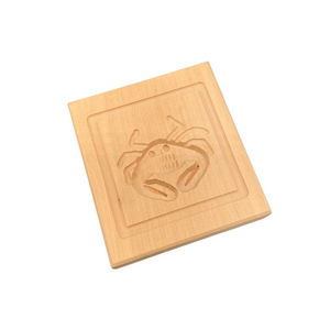 Die Holzwarenfabrik- Springerlesmodel, Birnbaum 7x7 cm/1 Bild Motiv Sternzeichen Krebs 