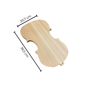 Die Holzwarenfabrik Geigenbrett aus Kirsche Abmessungen