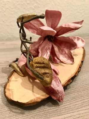 Rindenscheibe aus Erle oval, ca. 10-15 cm lang