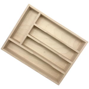 Besteckkasten aus Buche (5 Einteilungen)