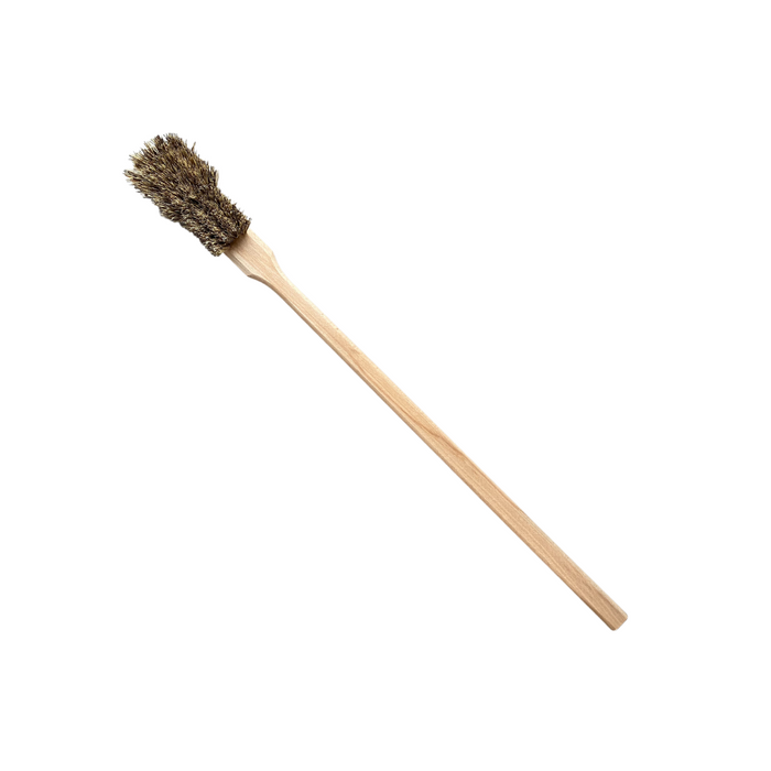 extra lange Stielbürste /Biotonnenbürste mit kräftigen Naturborstenn ca 80 cm lang