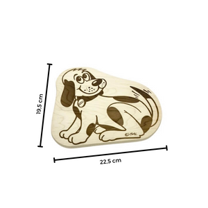 Die Holzwarenfabrik Formbrett "Hund" Maße